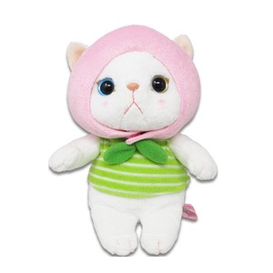 [choo choo] Cat Peach Plush Toy Size S