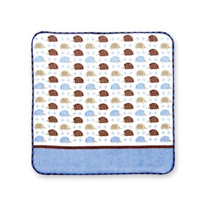 Gauze Handkerchief Hedgehog Made in Japan