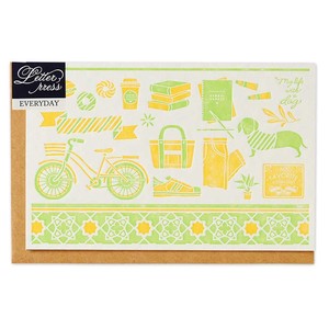 Greeting Card Green Made in Japan
