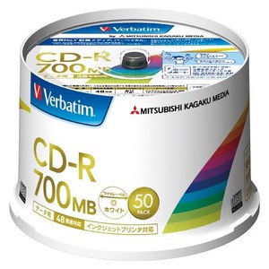 三菱化学メディア PC DATA用 CD-R SR80FP50V2 00011895