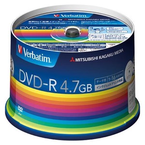 三菱化学メディア PC DATA用 DVD-R DHR47JP50V3 00011898
