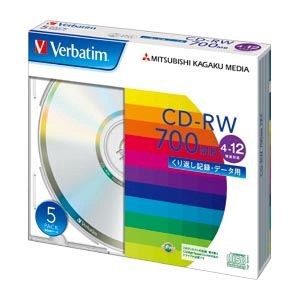三菱化学メディア PC DATA用 CD-RW SW80EU5V1 00003510