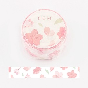 【2019新作】BGM マスキングテープ 「SP“桜” 舞い桜」15mm MASKING TAPE