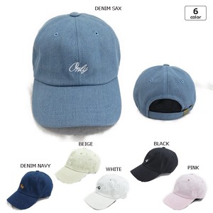Only刺繍ローキャップ CAP 帽子