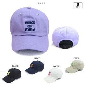 PEACE刺繍ガチャベルトツイルローキャップ CAP 帽子