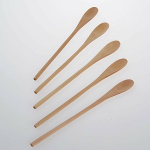 木のシンプルロングスプーン