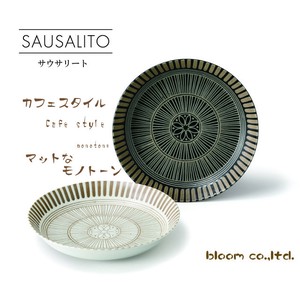 Set Sausalito Pasta Curry Mino Ware Made in Japan