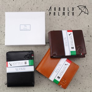 アーノルドパーマー（Arnord Palmer） イタリア革 二つ折り財布 ギフトケース入り 定番