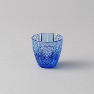 Edo-kiriko Drinkware Sake Cup Created by Tatsuya Nemoto Crystal