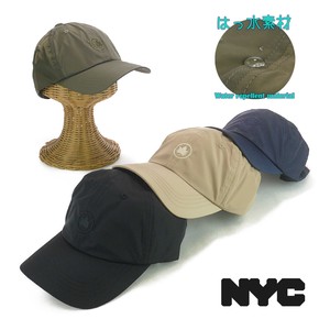 【年間品】NYCライセンスセントラルパーク撥水ナイロンローキャップ　ヤング帽子