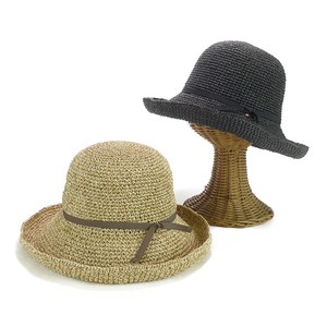 ★SS　シンプルコマ編みペーパーセーラー　レディース帽子