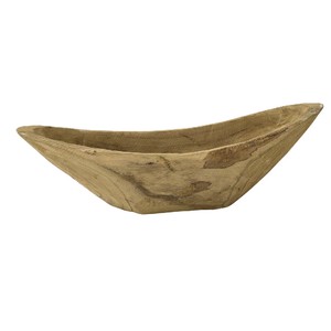 Spices Wood Tray boat Brown