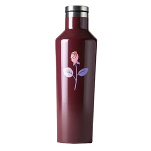 Water Bottle Red Rose