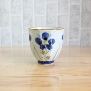 Japanese Tea Cup Flower Made in Japan HASAMI Ware Hand-Painted
