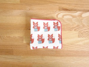 UK Towel Handkerchief Fox