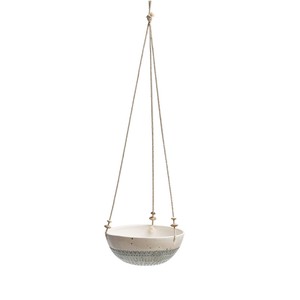 【Creative Co-Op Home】ハンギングプランター,Dolomite Hanging Planter