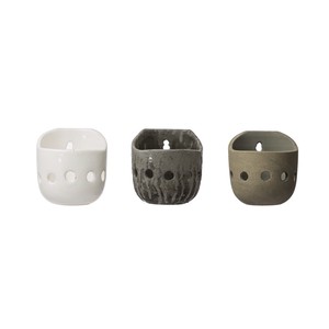 【Creative Co-Op Home】ウォールプランター,Terra Cotta Orchid Wall Planter Distressed 3 Colors