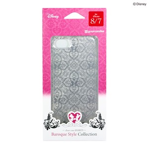 Fujimoto iPhone7 Exclusive Use Disney Character Hard Case Silver Mick Minnie