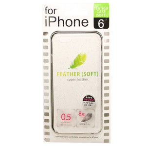 Phone Case Feather Lame Clear