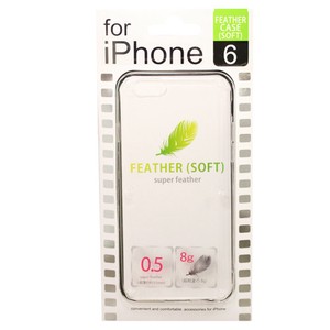 Phone Case Feather Clear