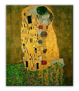 名画キャンバスアート/Gustav Klimt（グスタフ・クリムト）接吻