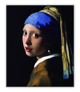 名画キャンバスアート/ヨハネス・フェルメール（Johannes Vermeer）　真珠の耳飾りの少女