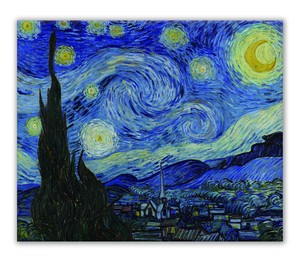 名画キャンバスアート/フィンセント・ファン・ゴッホ （Vincent van Gogh）星月夜