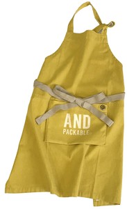 [Packable] Apron Yellow