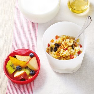 Healthy Lunch Convenient Fun Case Fruit Granola Lunch Cup