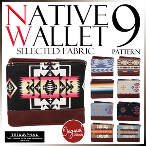 20 S/S Native Wallet Two Wallet Fabric Surf Fancy Goods Adult Casual