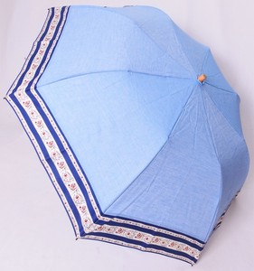 All-weather Umbrella All-weather Floral Pattern Foldable Cotton Border