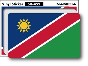 SK-452/国旗ステッカー ナミビア(NAMIBIA) 国旗 旗 旅行 スーツケース 車 PC 100円　【2019新作】
