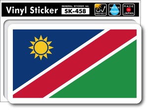 SK-458/国旗ステッカー ナミビア(NAMIBIA) 国旗 旗 旅行 スーツケース 車 PC　【2019新作】