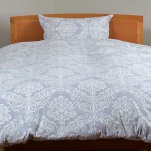 100% Damask Bedspread Cover Mattress Cover Pillow Case