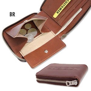 Bifold Wallet Leather Zipped