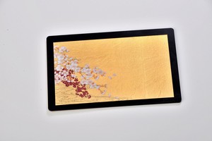 【日本製】桜に流水 箔マウスパッド
