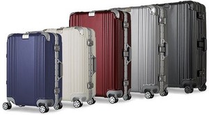 【2019新作】【トラベル】【旅行】【直送可】カーボンエンボス加工フレームタイプスーツケース