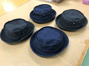 【日本製】【帽子】【メンズ】【日本製】【帽子】【レディース】デニムポークパイメンズ帽子【ハット】春夏