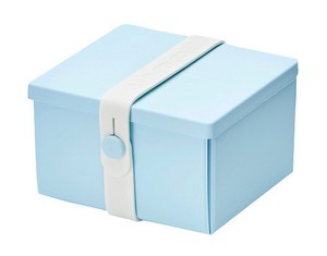 【人気商品】uhmm box No.2 ライトブルーボックス　折り畳み式ランチボックス
