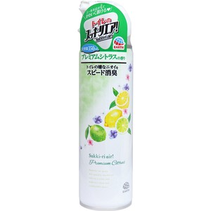 トイレのスッキーリエア！ Sukki-ri air! スプレー プレミアムシトラスの香り 350mL【消臭・芳香剤】