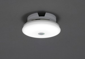 【アイリスオーヤマ　照明　家庭照明】　LED小型シーリングライト　薄形　600lm　昼白色　人感センサー付