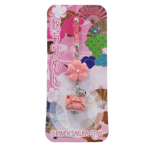 Japanese Style Strap Sakura Beckoning cat Strap Pink No.6 4 32