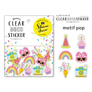 Clear Sticker Motif