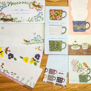 cozyca products Made in Japan Mino Japanese Paper Green Letter paper "Ippitsusen"