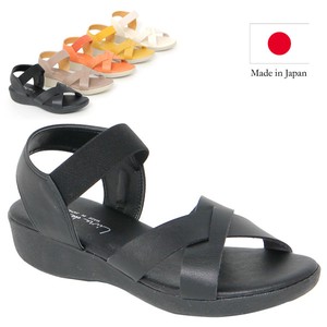 Sandal Made in Japan Cross belt Sandal Flat Heel Semi-formal Casual