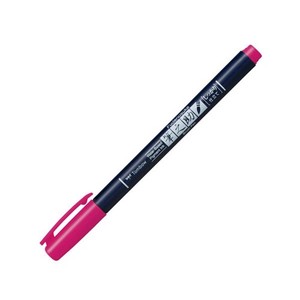 トンボ鉛筆 水性サインペン筆之助しっかりピンク WS-BH22