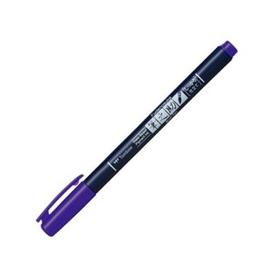 トンボ鉛筆 水性サインペン筆之助しっかりパープル WS-BH18