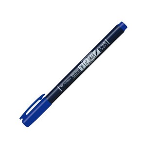 トンボ鉛筆 水性サインペン筆之助しっかりブルー WS-BH15