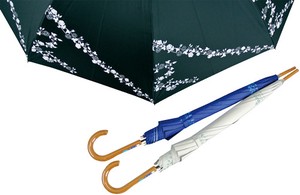 UV Cut All Weather Umbrella Rose Jean Glass Fiber Rib