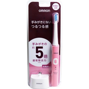 オムロン 音波式電動歯ブラシ HT-B303-PK ピンク【オーラル】
